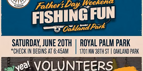 Volunteer for Fathers Day Fishing Event 