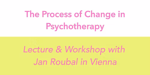 The Process of Change in Psychotherapy  Lecture and Workshop with Jan Roubal