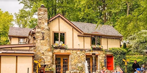 Old Anglers Inn Late as Usual in the Beer Garden