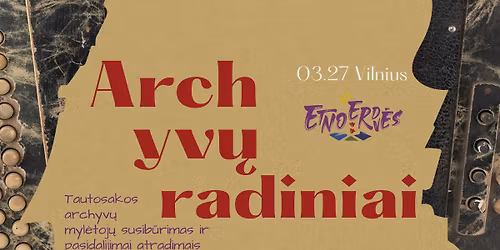 Archyv\u0173 radiniai | Susitikimai Etnoerdv\u0117se