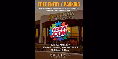 Hobbycon Durham April 19 | FREE TCG Show | Pok\u00e9mon, Cards, Collectibles
