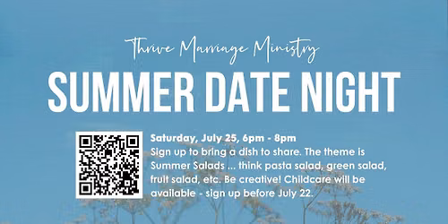 Summer Date Night: Thrive Marriage Ministry