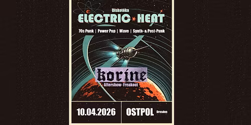 Diskot\u00e9ka ELECTRIC HEAT - POSTPUNK | POWER POP | WAVE  | 70sPUNK 