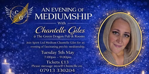 An Evening Of Mediumship- Green Dragon Pub & Rooms - Welton