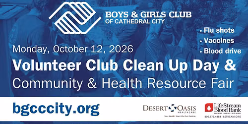 Volunteer Club Clean Up Day & Community Health Resource Fair