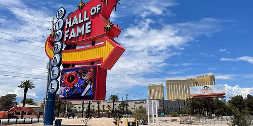 Monthly Sketch- Pinball Hall of Fame and Welcome to Vegas Sign