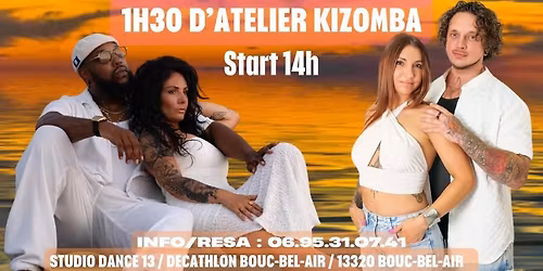 Stage Konpa & Kizomba - Douda & Pauline - Cebo & Emmanuelle - Studio Dance 13