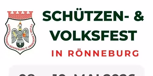 Sch\u00fctzen- und Volksfest in R\u00f6nneburg 2026