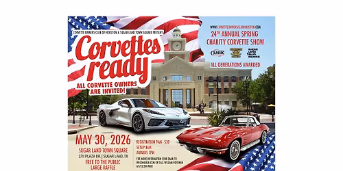Corvettes Ready24th Annual Spring Show