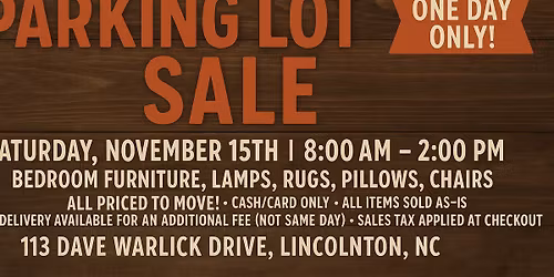 Parking Lot Sale- Factory Mattress Sales of Lincolnton