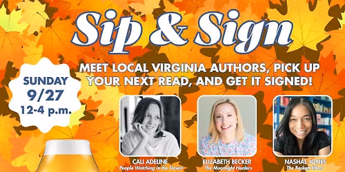 Sip and Sign with Local Authors at Hardywood West Creek