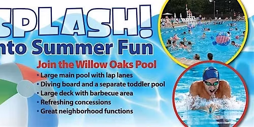 OPENING DAY AT WILLOW OAKS POOL!