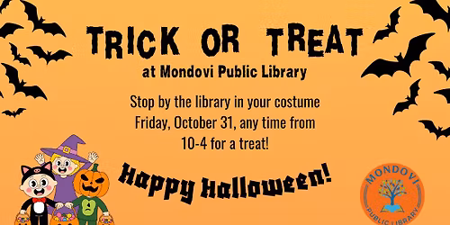 Trick Or Treat at Mondovi Public Library