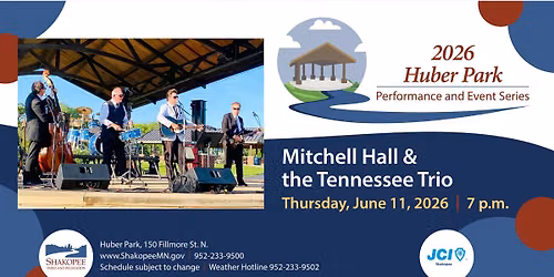 Huber Park Performance and Event Series - Mitchell Hall & the Tennessee Trio