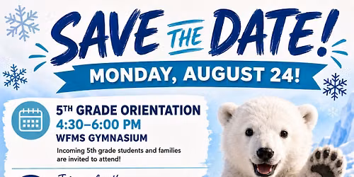 5th grade orientation and Back to School Bash!
