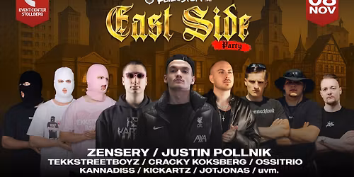 EAST SIDE PARTY - Der Osten eskaliert in Stollberg | 08.11.2025 | Event Center Stollberg