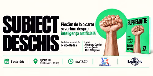 Subiect deschis - Pornim de la o carte \u0219i vorbim despre inteligen\u021ba artificial\u0103