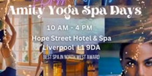 Women's Wellness Amity Yoga & Spa Day Spring Retreat Liverpool