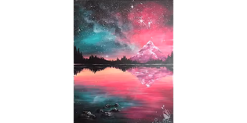 Cosmic Mountain Reflections - Paint and Sip in Denver | Classpop!\u2122