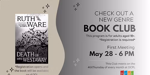 Check Out A New Genre Adult Book Club