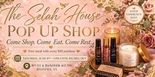 The Selah House Pop Up Shop