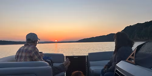 Eagle viewing pontoon boat cruise