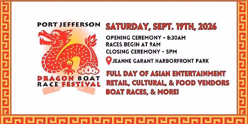 12th Annual Port Jefferson Dragon Boat Race Festival