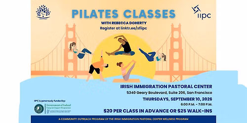 Pilates-Thursdays starting September 10, 2026