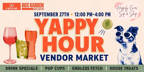 Legacy Hall Plano Yappy Hour + Vendor Market