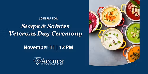 Soups & Salutes Veterans Day Ceremony