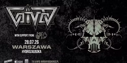 VOIVOD + Salo \/ 28.07.26 \/ Hydrozagadka, Warszawa