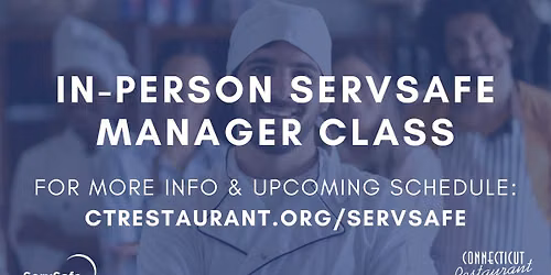 ServSafe Manager Class | June 15 | Hartford