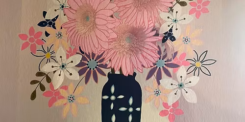 Full On Flowers Sip & Paint \ud83d\udd8c\ud83c\udfa8\ud83e\udd42