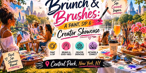 Brunch & Brushes: A Paint, Sip & Creator Showcase