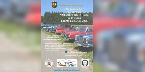 Oldtimertreffen anl\u00e4sslich der 1250-Jahr Feier in Reute