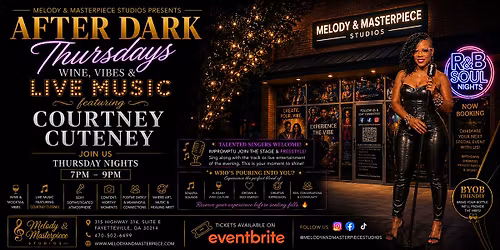 AFTER DARK THURSDAYS | LIVE MUSIC & SPOKEN WORD