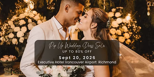 Richmond Pop Up Wedding Dress Sale