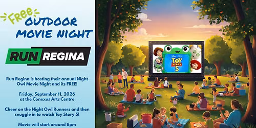 FREE Night Owl Movie Night hosted by Run Regina