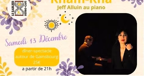 Kham-Kha - d\u00eener-spectacle - autour de Gainsbourg