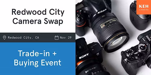 Sell your camera gear (free event-by appt.) at the Redwood City Camera Swap