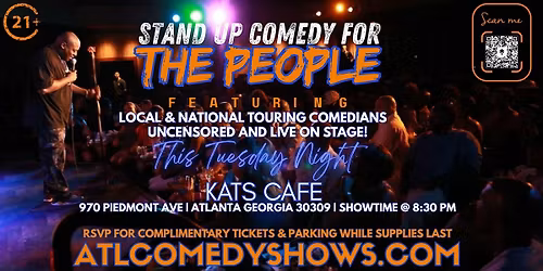 Stand Up Comedy for the People @ Kats Cafe