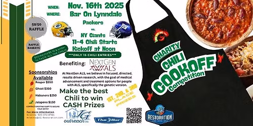 2nd Chili Charity Cookoff for NextGen ALS