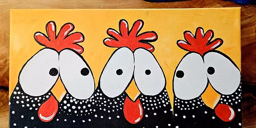 Funky Chicken Sip N'Paint!
