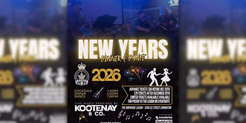 Norwood Legion New Year's eve Dinner and Dance