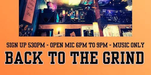 RIVERSIDE OPEN MIC MUSIC SERIES @ BACK TO THE GRIND Dec 10th 2025