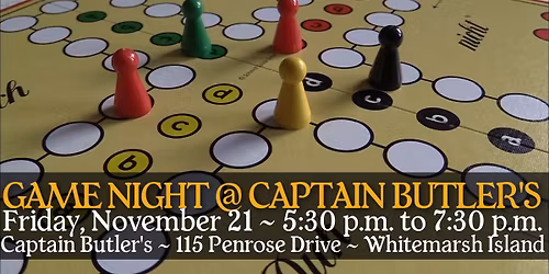 Game Night @ Captain Butlers