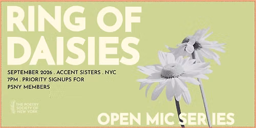 The Ring of Daisies Open Mic Series
