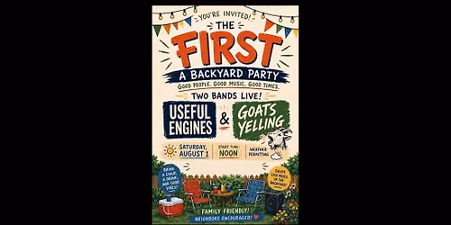 The First - A Backyard Party