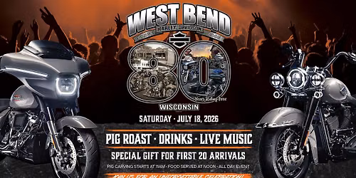 WB H-D 80TH ANNIVERSARY BASH!