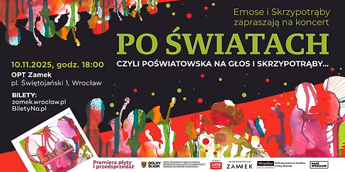 Emose Uhunmwangho i Skrzypotr\u0105by: koncert po\u015bwi\u0119cony poezji Haliny Po\u015bwiatowskiej